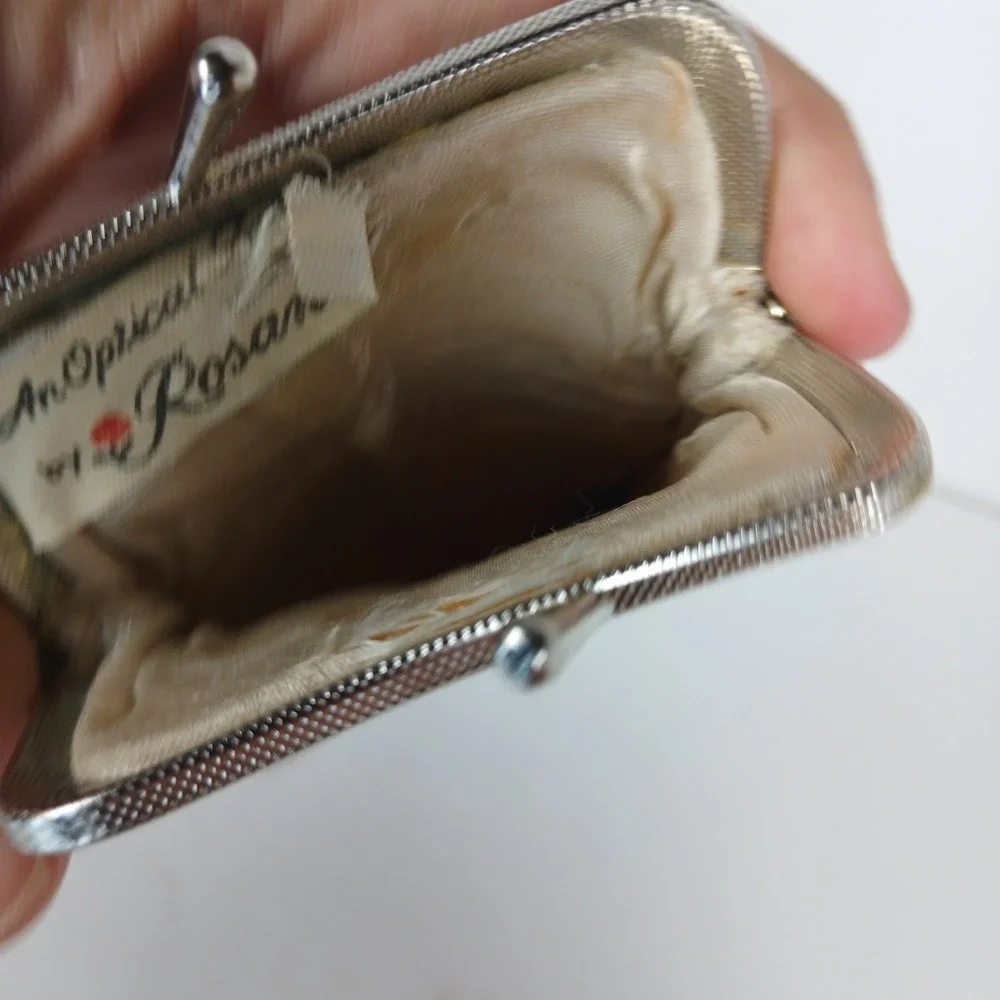 VTG  Eyeglass Case Pouch Snap Closure  Clean Am Optical Fashion By Roseanme